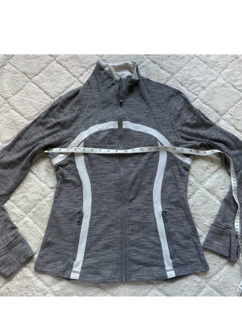 Lululemon | "Wee Are From Space Coal Fossil / White" Define Jacket | Size 12 - Picture 10 of 11